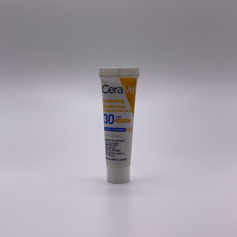 CeraVe SPF 30 100% Mineral Sheer Tinted Mini Face Sunscreen